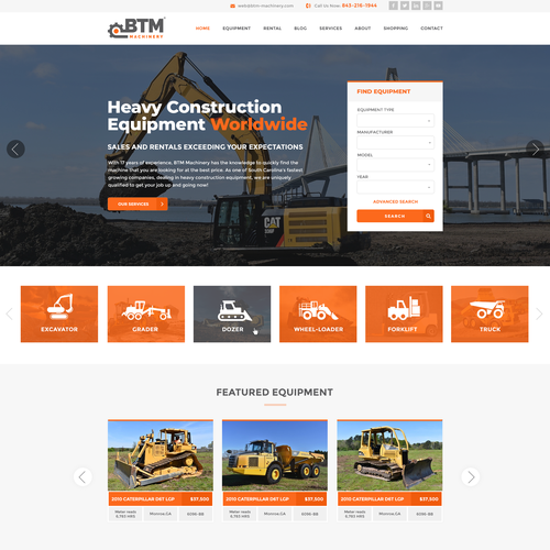 Corporate Website for Construction Company - Karachi