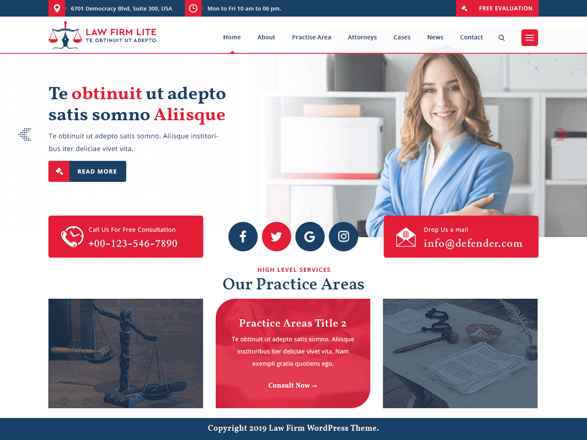 Law Firm WordPress Portal