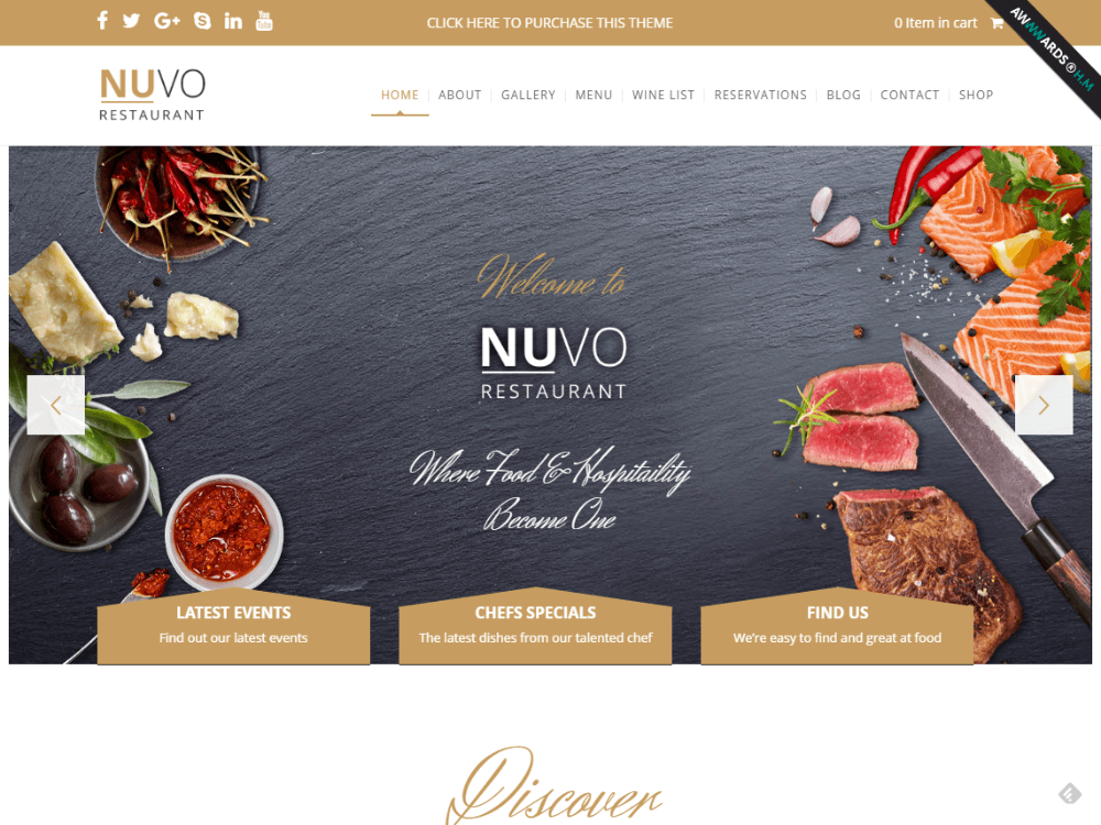 Restaurant WordPress Website